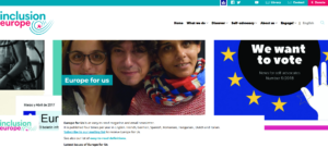 Internetseite inclusion europe