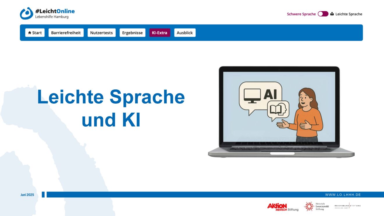 Titel: Leichte Sprache und KI